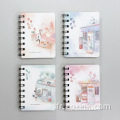 Carodine Cartoon Mini Notebook A7 Spiral Notebook